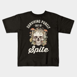 Surviving Purely Out Of Spite Kids T-Shirt